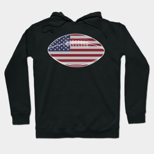 American Football Flag Hoodie